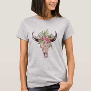T-shirt Tête de vache femelle Taureau daube de buffle Taur