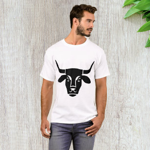 T-shirt Tête de vache noire