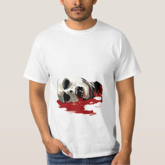 T-shirt Tête divisée de zombi