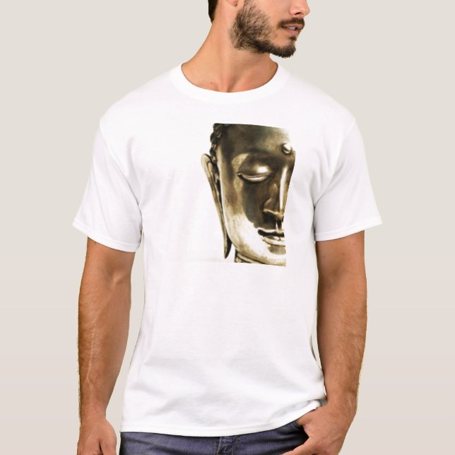 T-shirt Tête d'or de Bouddha (Devant)