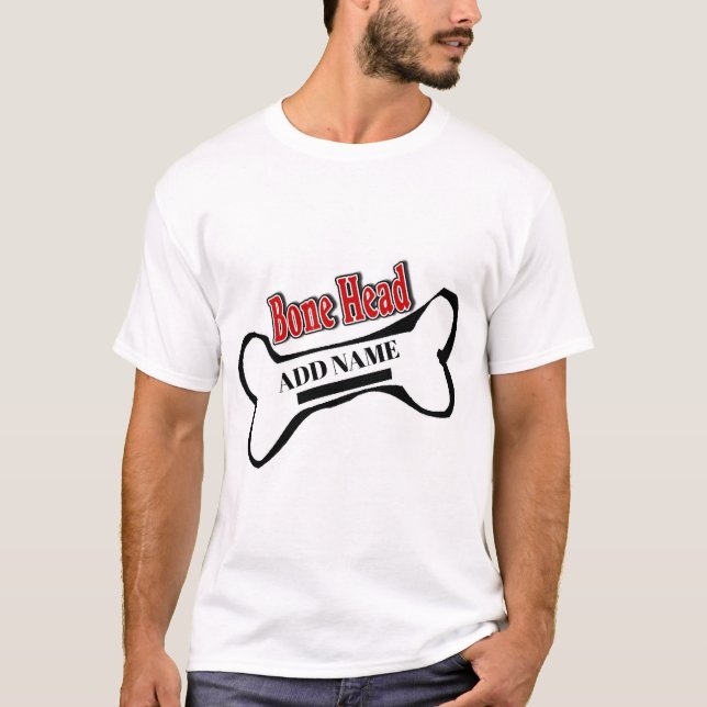 T-shirt Tête d'os Ajouter du texte (Devant)