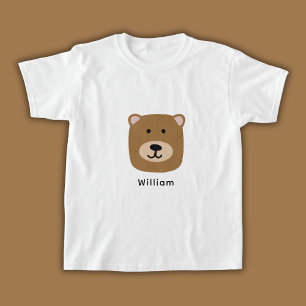 T-shirt Tête d'ours de jolis enfants