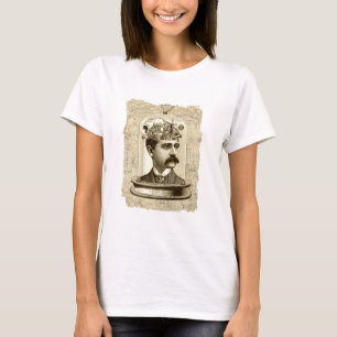 T-shirt Tête du cerveau de travail d'horloge en vapeur dan