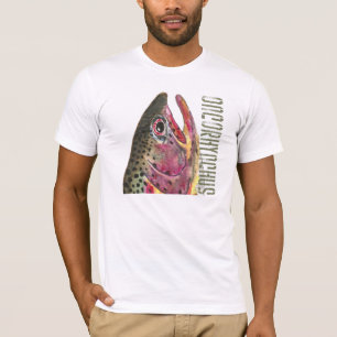 T-shirt Tête du poisson de truite arc-en-ciel