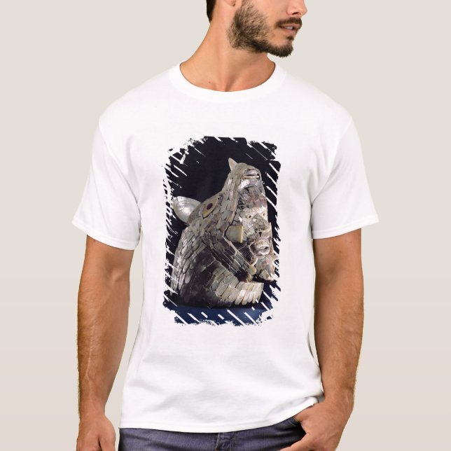 T-shirt Tête d'un animal avec la tête humaine dans les (Devant)