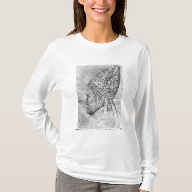 T-shirt Tête d'un évêque, le de l'album de Vallardi (Devant)