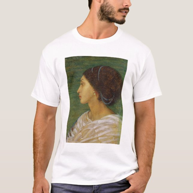 T-shirt Tête d'une femme de mulâtre, 1861 (l'huile sur le (Devant)