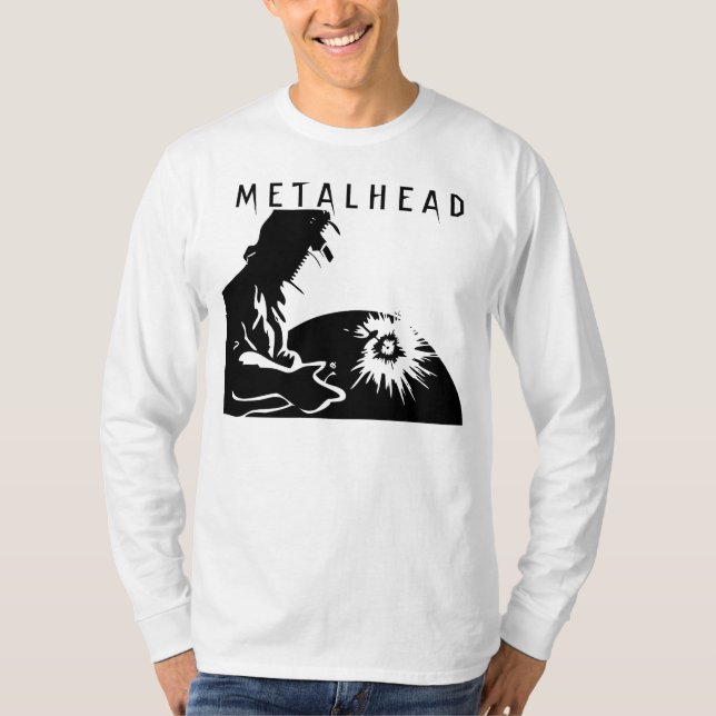 T-shirt Tête en métal (Devant)