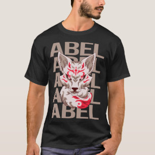 T-shirt Tête Fox - Nom Abel