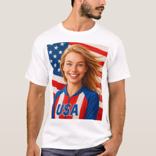 T-shirt Tête graphique pour hommes aux USA