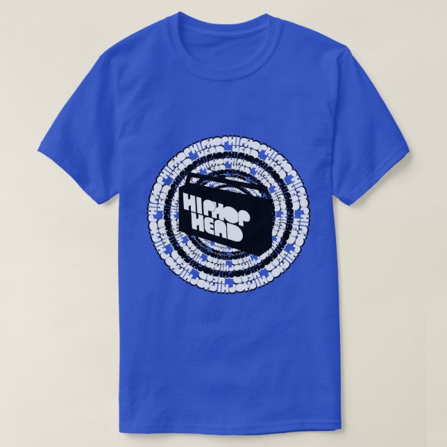 T-shirt Tête HipHop Boom Box (Design devant)