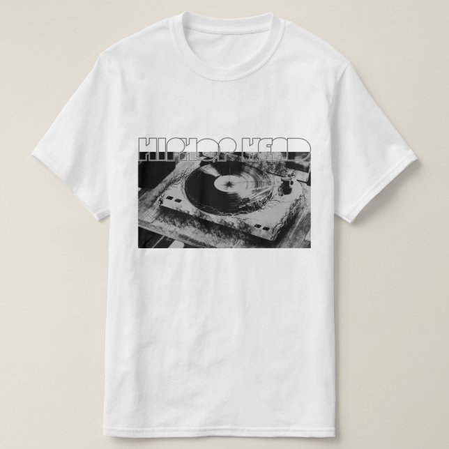 T-shirt Tête HipHop DJ (Design devant)
