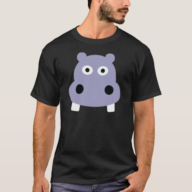 T-shirt tête hippo (Devant)