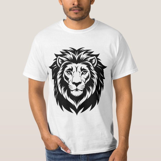 T-shirt tête Lion (Devant)