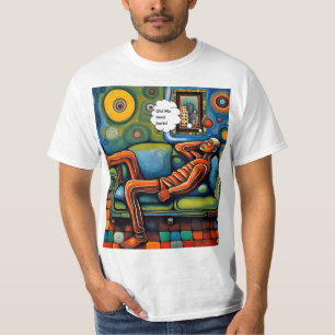 T-shirt Tête me fait mal