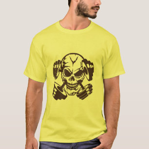 T-shirt tete_mort_haltere_musculation_bodybuilding_sport