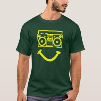 T-shirt Tête par radio (jaune)