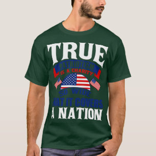 T-shirt Tete Patriotisme déteste l'injustice dans son prop