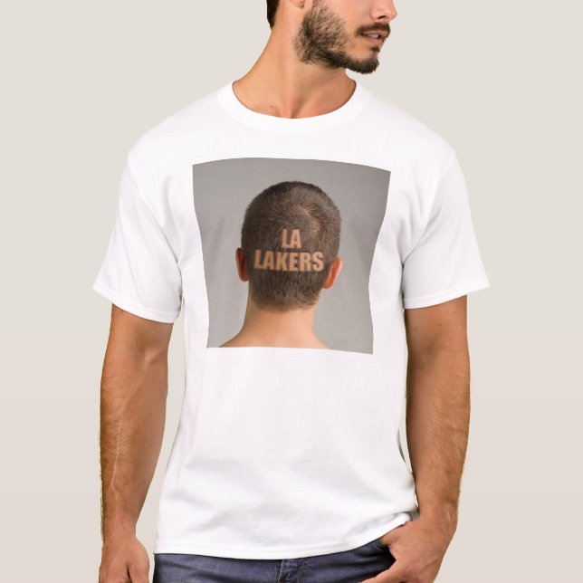 T-shirt tête rasée pour homme LA Lakers Sports Hai (Devant)