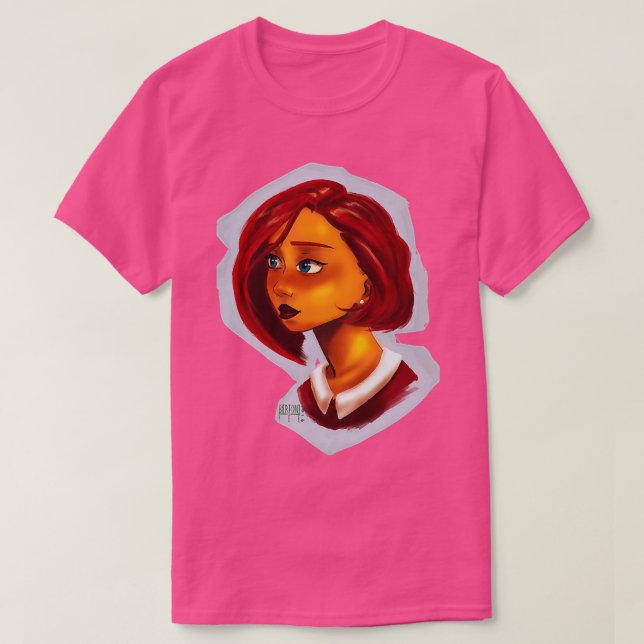 T-shirt Tête rouge 23 (Design devant)