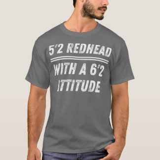 T-shirt Tête rouge 5x272quot avec attitude