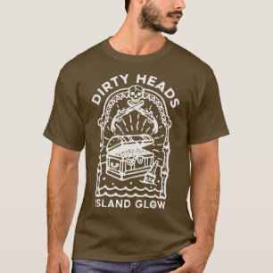 T-shirt tête sale île brillant 2