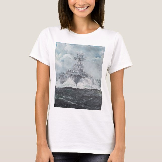 T-shirt Têtes de capot pour Bismarck 23rdMay 1941. 2014 (Devant)