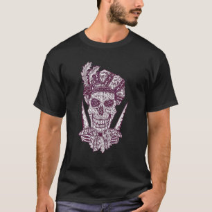 T-shirt Têtes de crâne de poignards Grunge Punk Métal