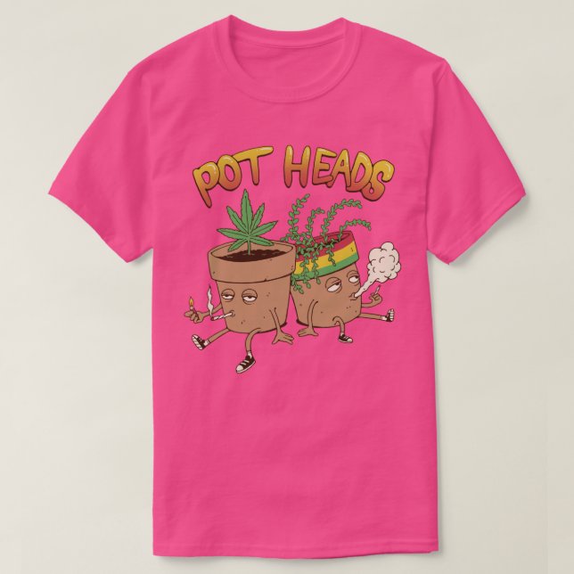 T-shirt Têtes de pot (Design devant)