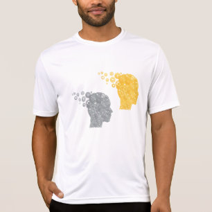 T-shirt Têtes de roue dentée de puissance cérébrale Steamp