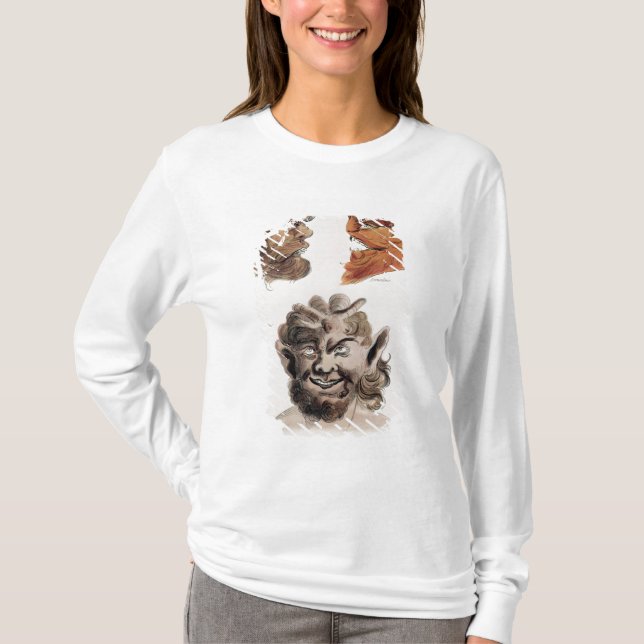T-shirt Têtes des démons mauvais (Devant)