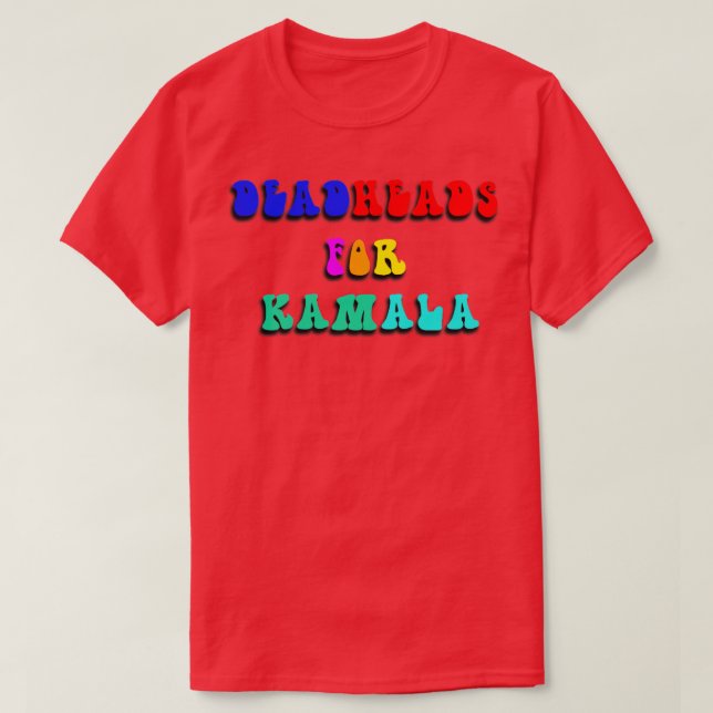 T-shirt Têtes pour Kamala (Design devant)