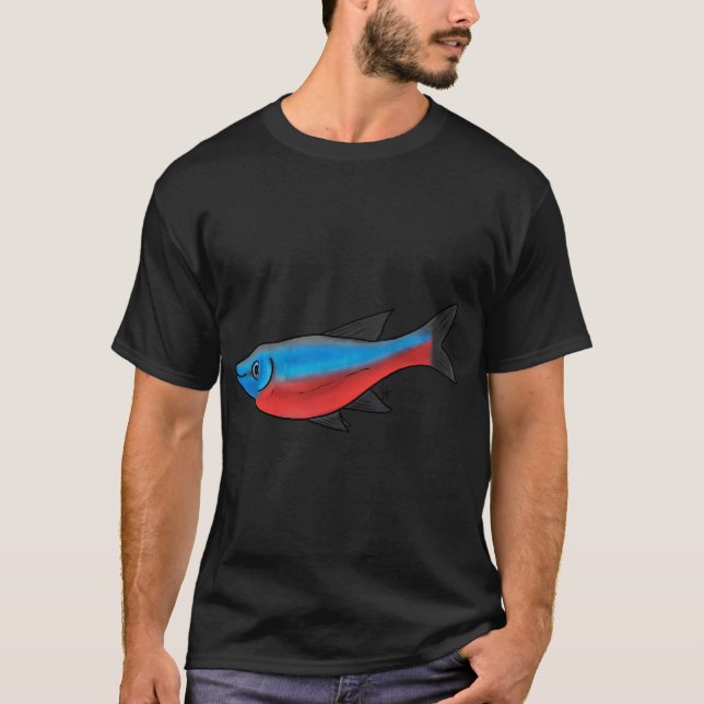 T-shirt Tétra Cardinal Poisson (Devant)