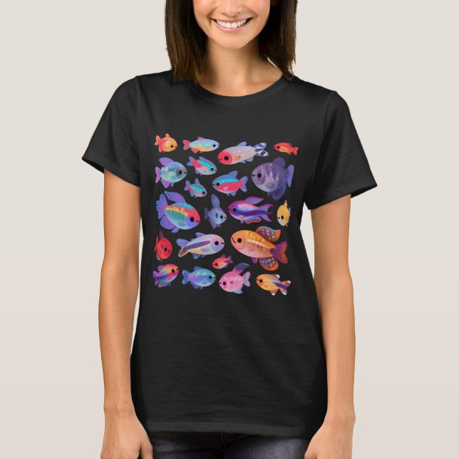 T-shirt Tétra heureux (Devant)