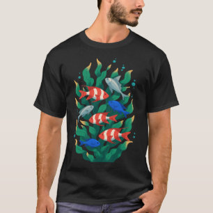 T-shirt Tétras Aquarium Tétras Tétras Nez Rouge Poissons
