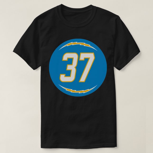 T-shirt Tevaughn Campbell Numéro 37 Jersey Los Angeles Cha (Design devant)