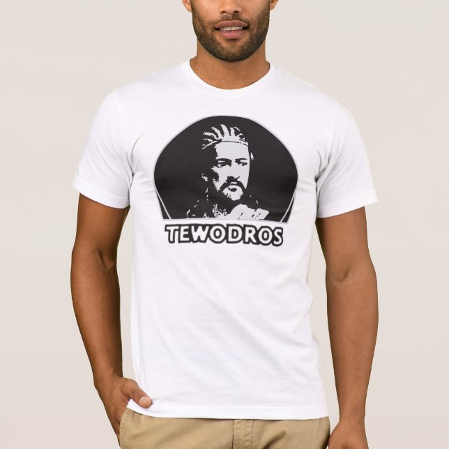 T-shirt Tewodros éthiopien (Devant)