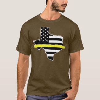 T-shirt Texas 911 Dispatcher US Flag Emergency Dispatchers