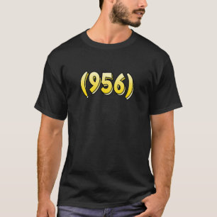 T-shirt Texas 956 Indicatif régional Laredo Brownsville Mc