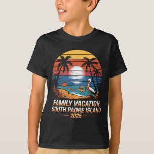 T-shirt Texas Beach Vacances Famille Vacances South Padre