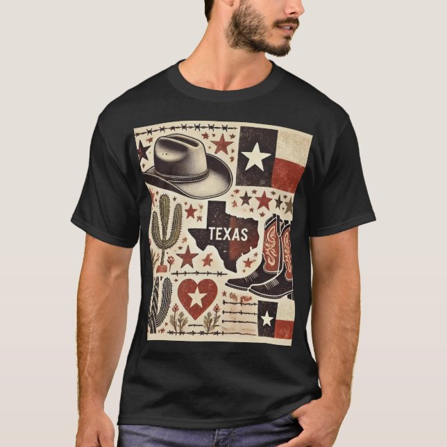 T-shirt Texas Bless Your Heart (Devant)
