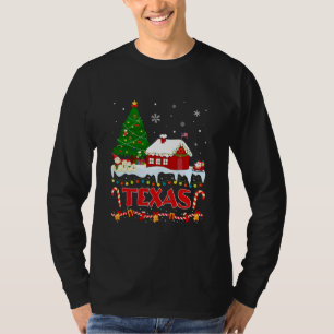 T-shirt Texas Christmas Tree Light Pyjama State of Texas