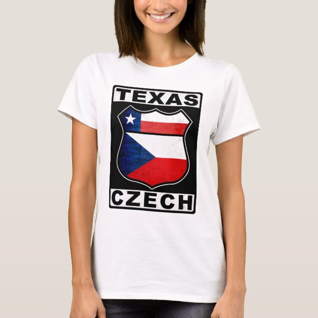 T-shirt Texas Czech American Tee (Devant)