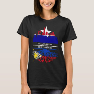 T-shirt Texas Dallas Half Filipino Roots Dallasite Philipp