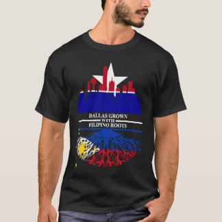 T-shirt Texas Dallas Half Filipino Roots Dallasite Philipp