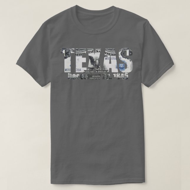 T-shirt Texas depuis le 29 décembre 1845 (Design devant)