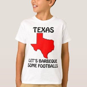 T-shirt Texas - Faisons griller des footballs