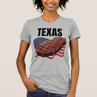 T-shirt Texas Femme Bella+Canvas long manches