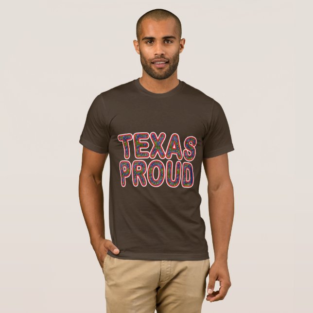 T-shirt Texas Fier Bluebonnet (Devant entier)