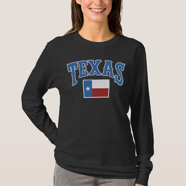 T-shirt Texas Flag USA State Pride (Devant)